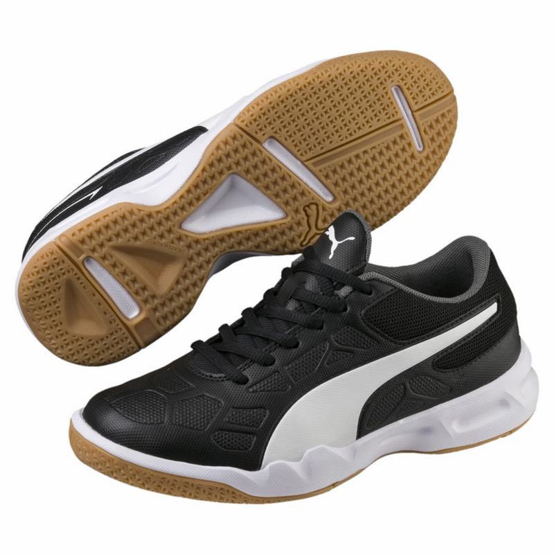 Chaussure de Foot Puma Tenaz Garcon Noir/Blanche/ Soldes 857VRUPB